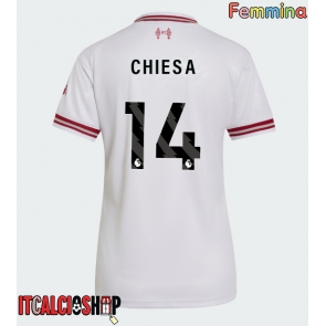 Liverpool Federico Chiesa #14 Seconda Maglia Femmina 2026-27 Manica Corta Liverpool Federico Chiesa #14 Seconda Maglia Femmina 2026-27 Manica Corta